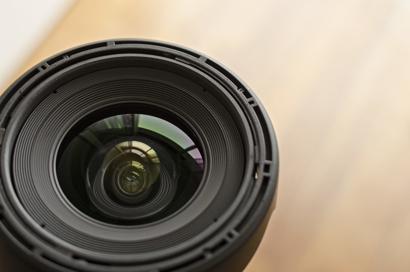 Professional lens, real estate photography