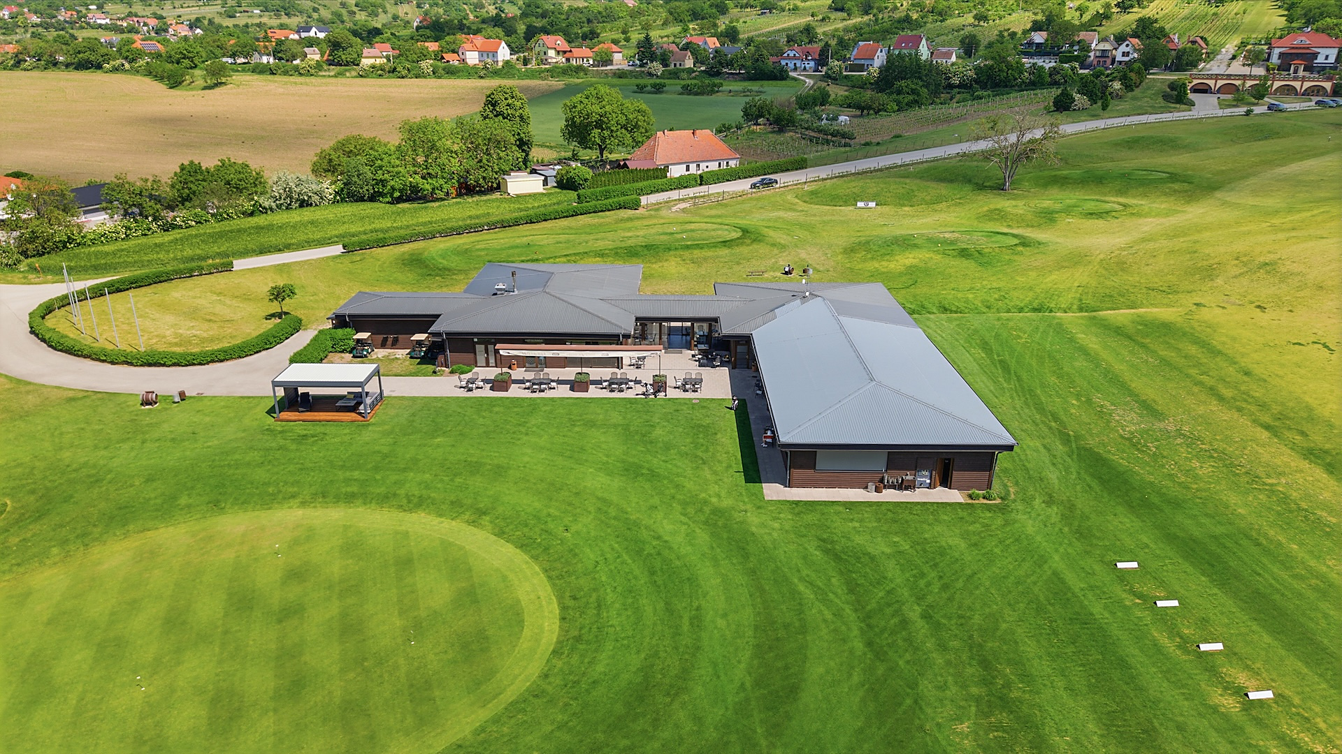Letecký dronový záber