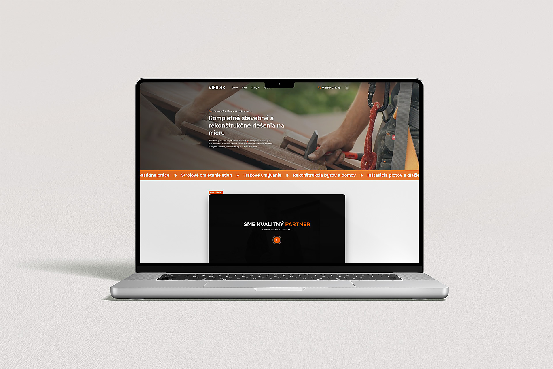 Web na počítači, reálny projekt vikii.sk